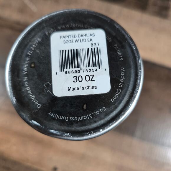 Tervis Painted Dahlias Stainless Steel Tumbler 30 oz - Picture 7 of 7